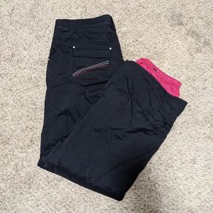 Burton women's snowboarding pants black + pink Med